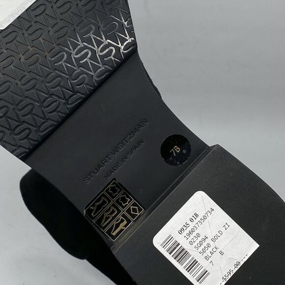 Stuart Weitzman Block Heel Suede Booties size 7 - Picture 13 of 13